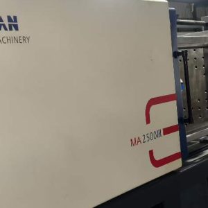 Used Haitian 250 Ton MA2500Ⅲ/1000 Injection Molding Machine | B‑Screw 55mm, 519g PS Shot Weight