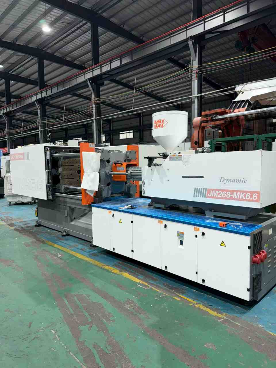 Used 268 Ton JM268‑MK6.6/C Injection Molding Machine | A/B/C‑Screw 52/60/67mm, Max PS Shot Weight 962g