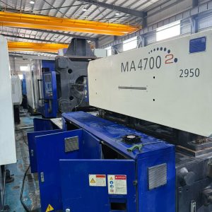 Used 470 Ton MA4700 II /2950 Injection Molding Machine | D‑Screw 90mm, 2142g PS Shot Weight