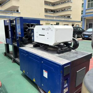 Used 120 Ton MA1200 II /370 Injection Molding Machine | B‑Screw 40mm, 195g PS Shot Weight