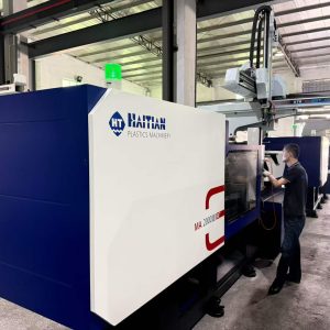 Used Haitian 200 Ton MA2000/1000SE+ Injection Molding Machine | A‑Screw 50mm, 452g PS Shot Weight