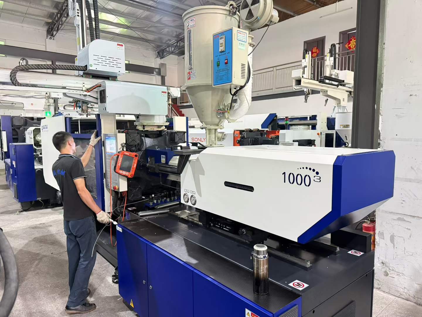 Used Haitian 200 Ton MA2000/1000SE+ Injection Molding Machine | A‑Screw 50mm, 452g PS Shot Weight