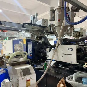 Used 200 Ton MA2000/770GII Injection Molding Machine | A‑Screw 45mm, 332g PS Shot Weight