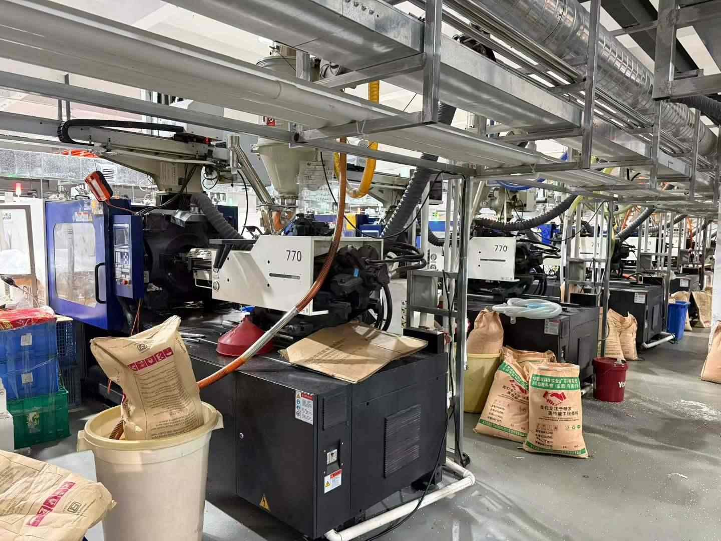 Used 200 Ton MA2000/770GII Injection Molding Machine | A‑Screw 45mm, 332g PS Shot Weight