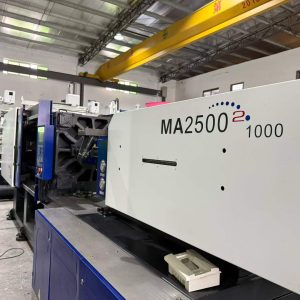 Used 250 Ton MA2500 II /1000 Injection Molding Machine | B‑Screw 55mm, 519g PS Shot Weight