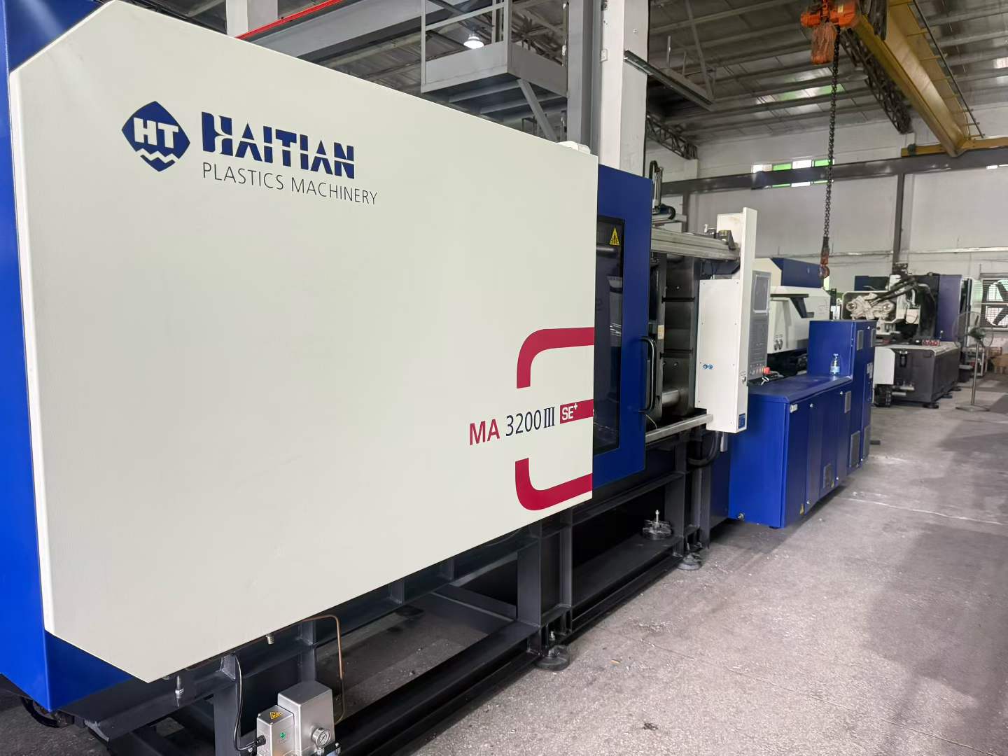 Used Haitian 320 Ton MA3200/1800SE+ Injection Molding Machine | B‑Screw 65mm, 905g PS Shot Weight