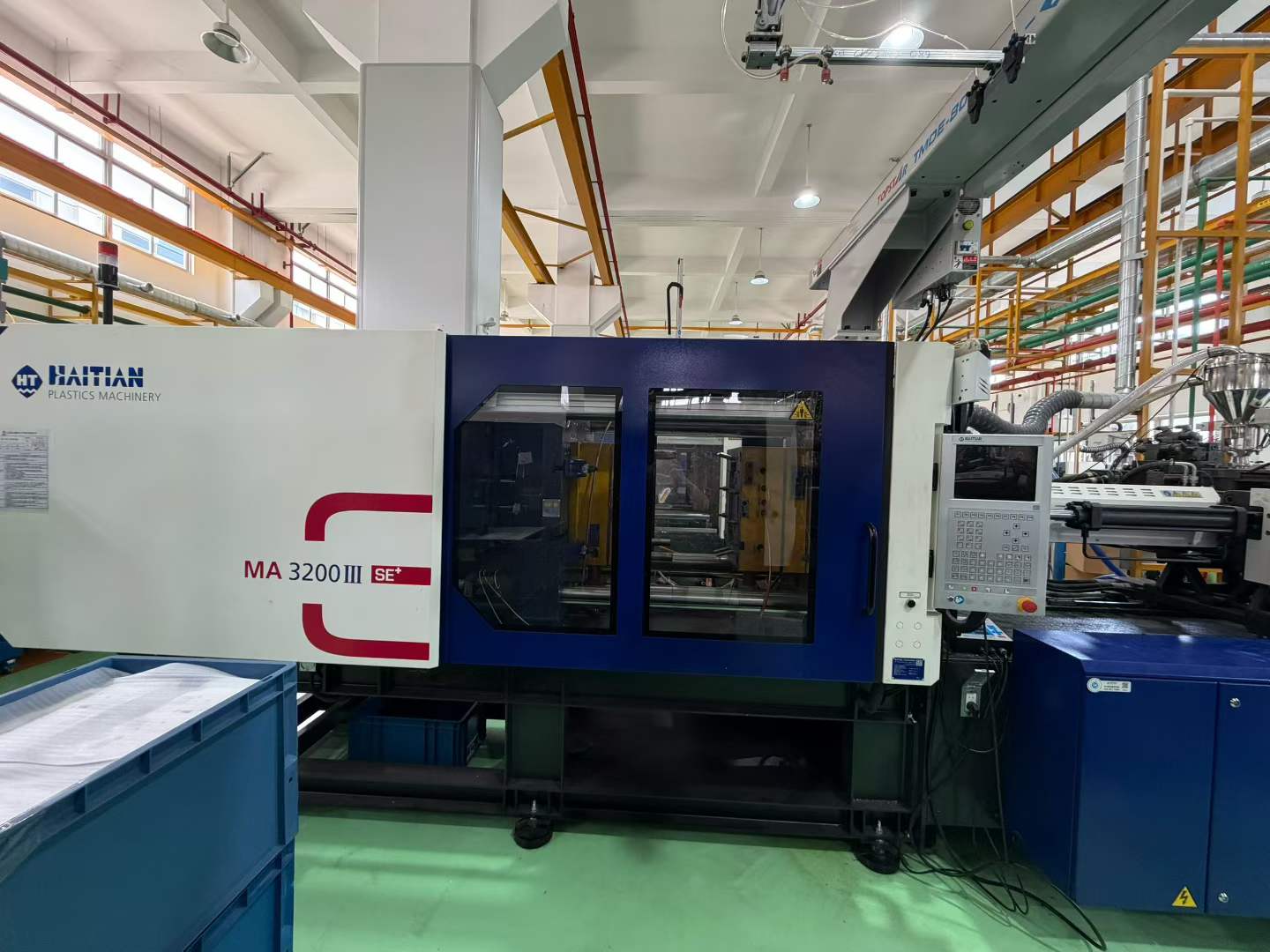 Used Haitian 320 Ton MA3200/1800SE+ Injection Molding Machine | B‑Screw 65mm, 905g PS Shot Weight