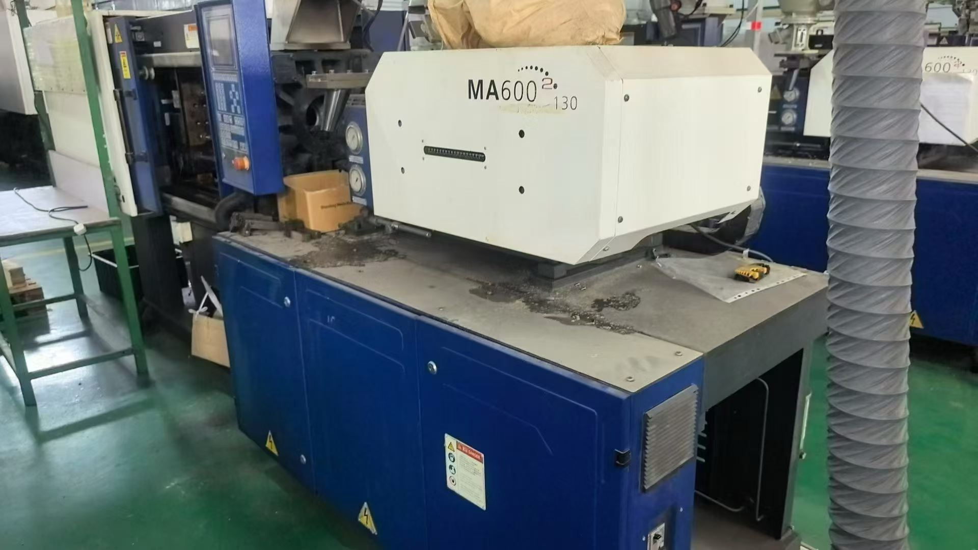 Used 60 Ton MA600 II /130 Injection Molding Machine | A‑Screw 24mm, 46g PS Shot Weight