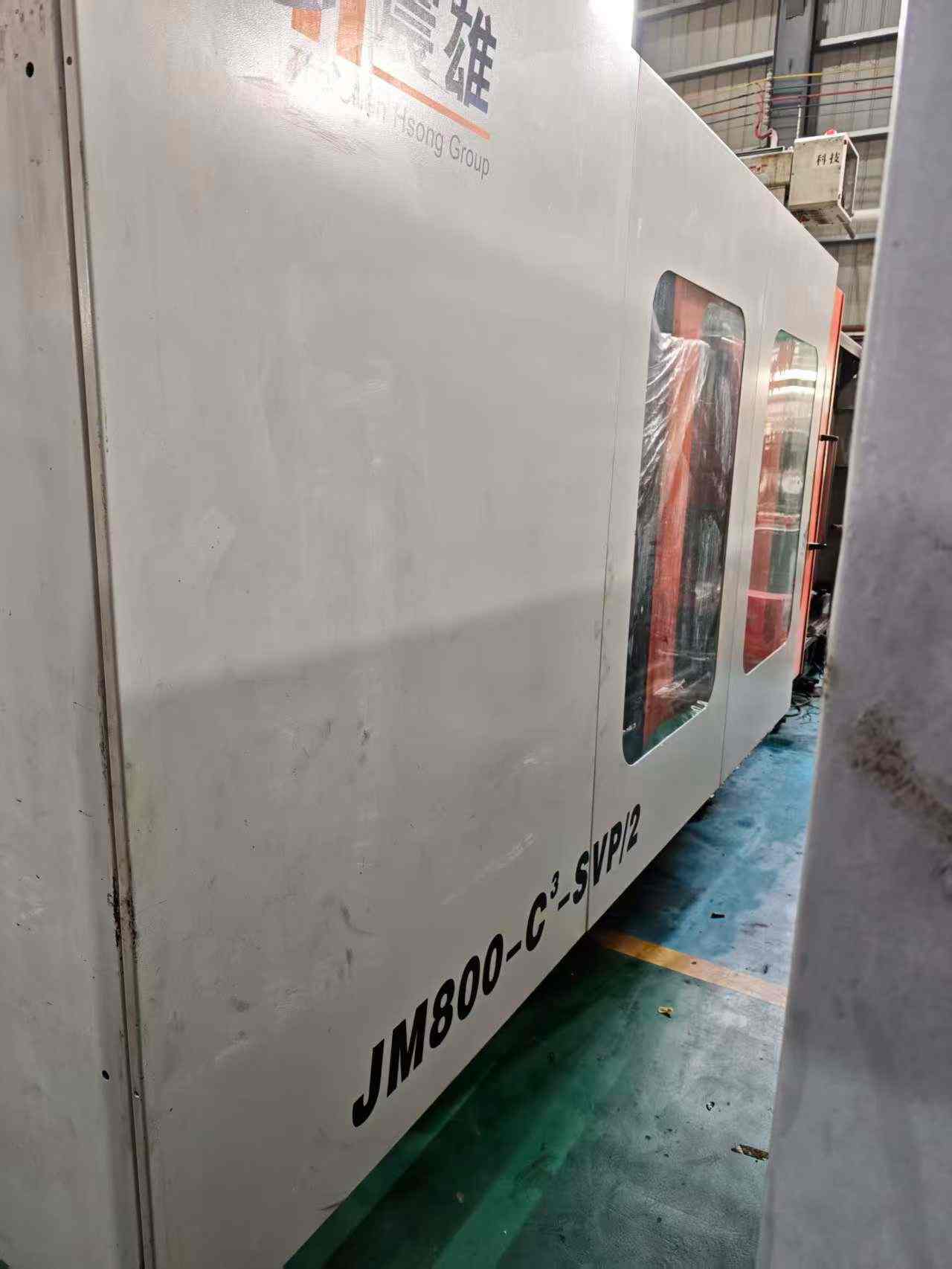 Used 800 Ton JM800‑C3‑SVP2 Injection Molding Machine | A/B/C‑Screw 90/98/110mm, Max PS Shot Weight 4021g