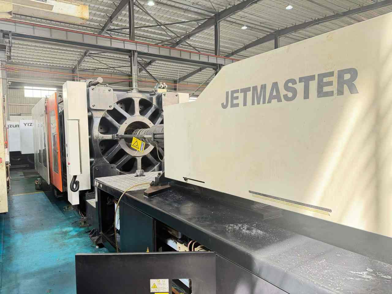 Used 800 Ton JM800‑C3‑SVP2 Injection Molding Machine | A/B/C‑Screw 90/98/110mm, Max PS Shot Weight 4021g