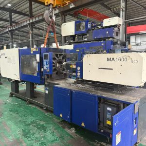 Used 160 Ton MA1600 II /540 Injection Molding Machine | B‑Screw 45mm, 291g PS Shot Weight