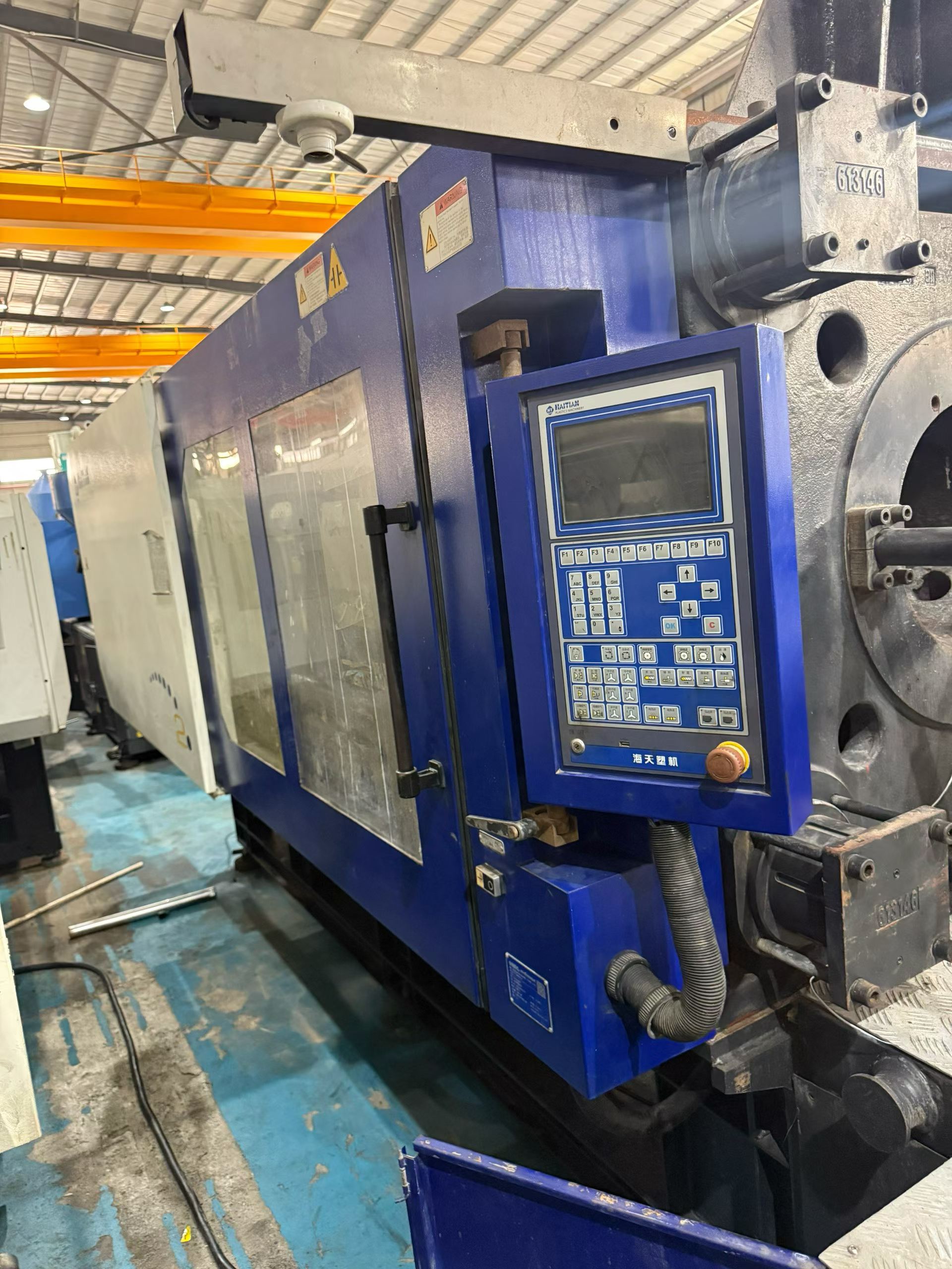 Used 470 Ton MA4700 II /2950 Injection Molding Machine | D‑Screw 90mm, 2142g PS Shot Weight