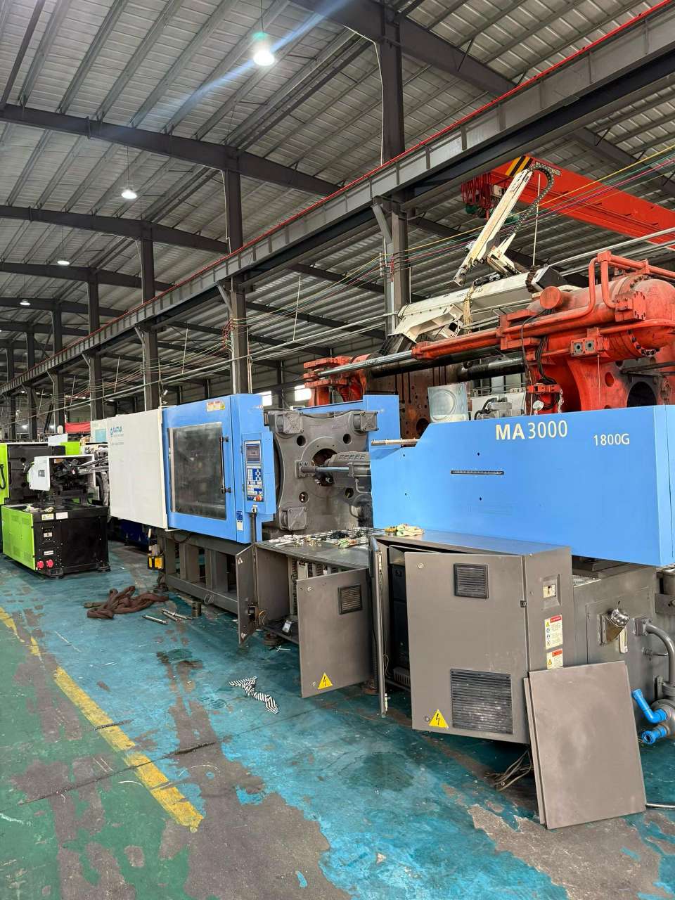 Used Haitian 300 Ton MA3000/1800G Injection Molding Machine | B‑Screw 65mm, 903g PS Shot Weight