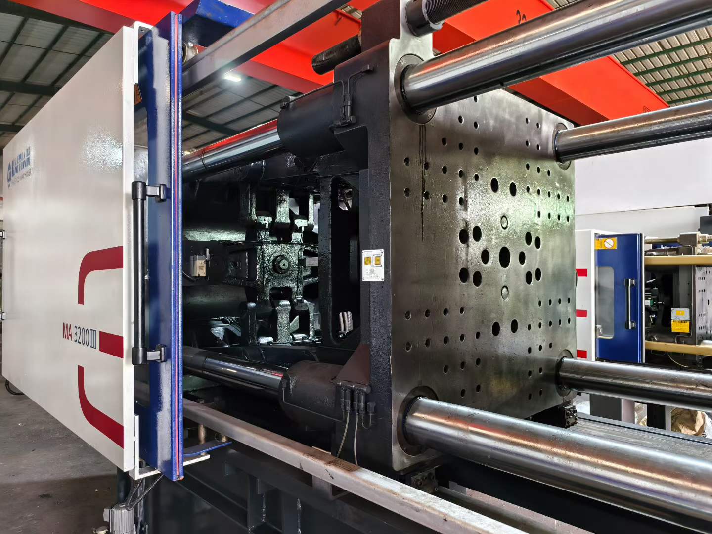 Used Haitian MA3200Ⅲ/1700 320 Ton Injection Molding Machine | B‑Screw 65mm, 846g PS Shot Weight