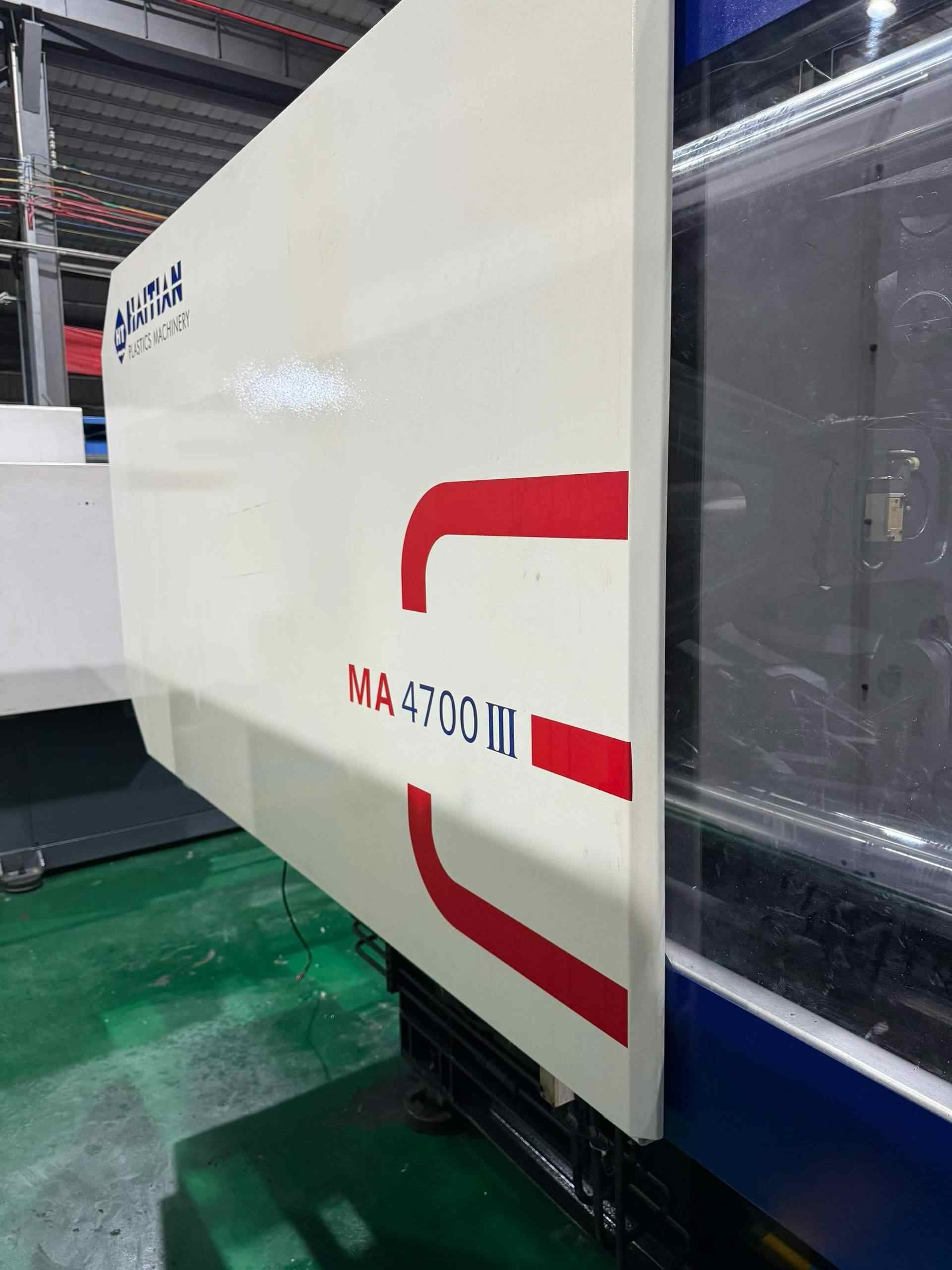 Used Haitian 470 Ton MA4700Ⅲ/3200 Injection Molding Machine | B‑Screw 80mm, 1692g PS Shot Weight