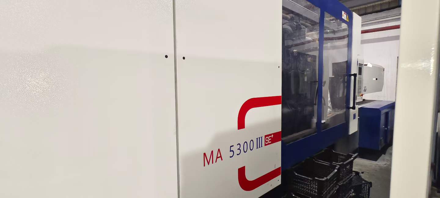 Used Haitian 530 Ton MA5300/4000SE+ Injection Molding Machine | B‑Screw 85mm, 2272g PS Shot Weight