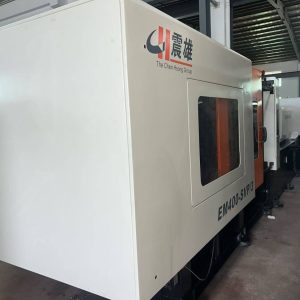 Used 400 Ton EM400-SVP-3 Injection Molding Machine | A/B/C-Screw 67/75/83mm, Max PS Shot Weight 1717g
