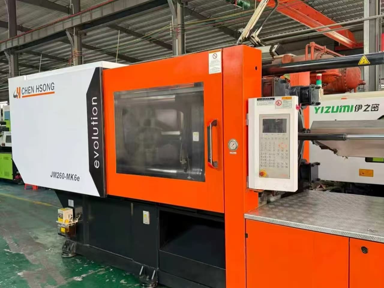 Used 260 Ton JM260-MK6e Injection Molding Machine | A/B/C-Screw 52/60/67mm, Max PS Shot Weight:962g