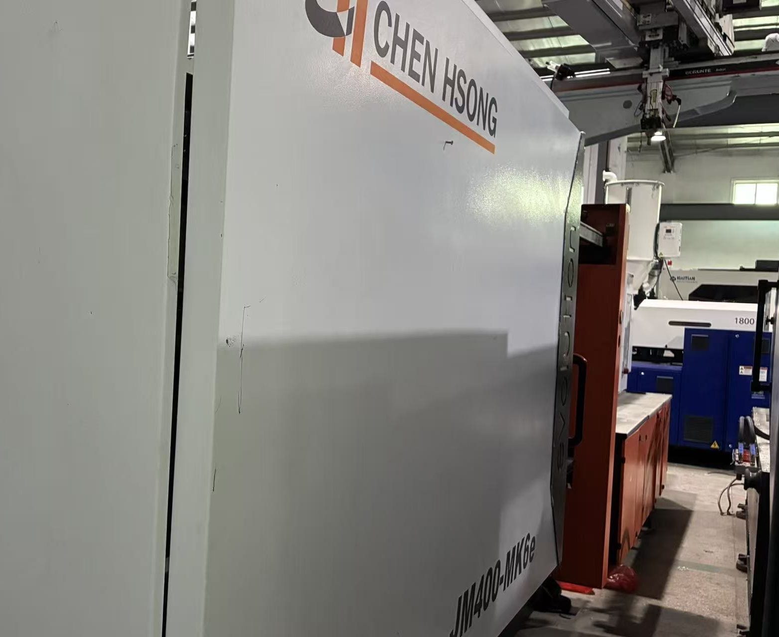 Used 400 Ton JM400-MK6e Injection Molding Machine | A/B/C-Screw 67/75/83mm, Max PS Shot Weight 1202g