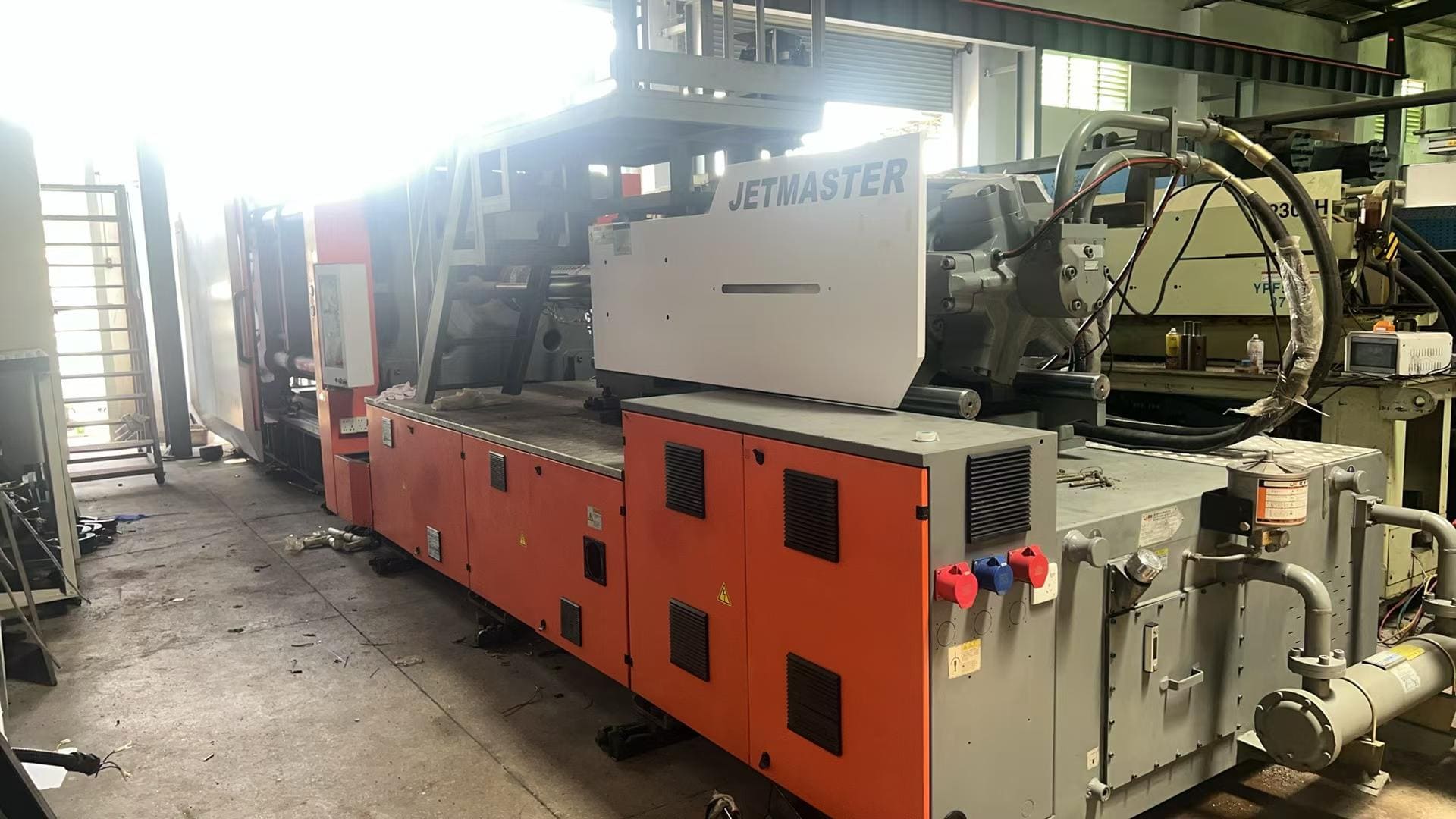 Used 800 Ton JM800-MK6 Injection Molding Machine | A/B/C-Screw 90/98/100mm, Max PS Shot Weight:4322g