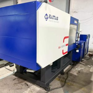 Used 160 Ton Haitian MA1600WM/160-80 Two-Color Injection Molding Machine | 160 unit:A/B/C-Screw 26/30/34mm,80 unit:A/B-Screw 22/26mm, Max PS Shot Weight 103g
