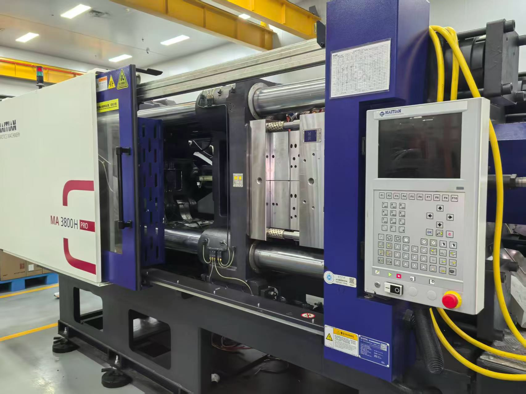 Used 380 Ton Haitian MA3800H/PRO Injection Molding Machine | A/B-Screw 55/60mm, Max PS Shot Weight 720g