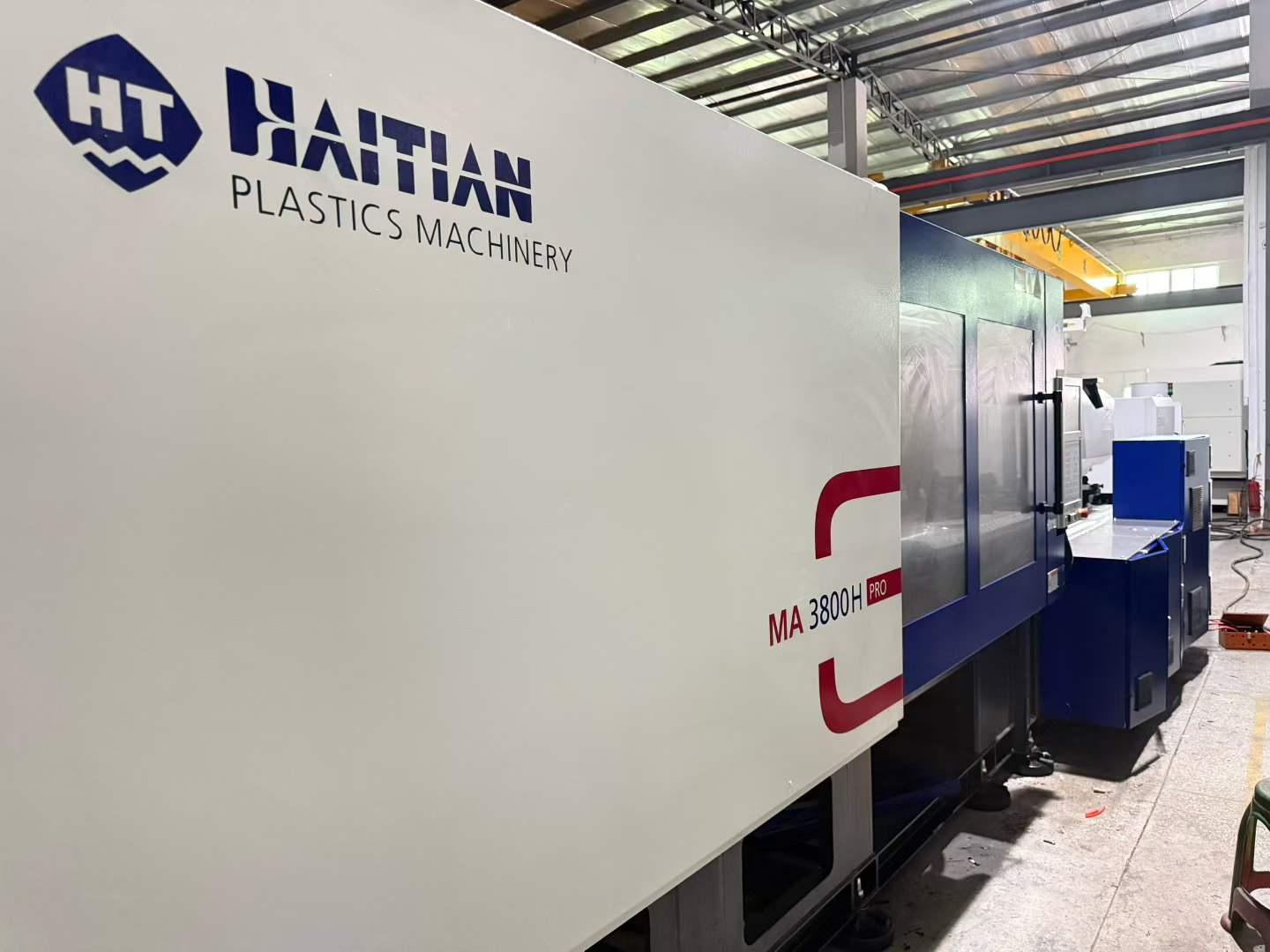 Used 380 Ton Haitian MA3800H/PRO Injection Molding Machine | A/B-Screw 55/60mm, Max PS Shot Weight 720g