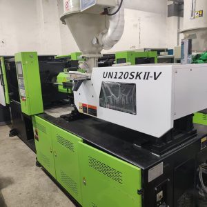 Used 120 Ton YIZUMI UN120SKII-V Injection Molding Machine | A/B/C-Screw 35/40/48mm, Max PS Shot Weight 283g