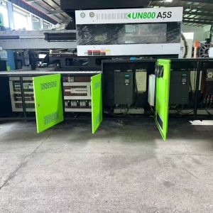 Used 800 Ton YIZUMI UN800A5S Injection Molding Machine | A/B/C/D-Screw 90/100/110/120mm, Max PS Shot Weight 4667g